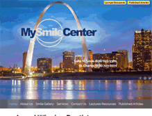 Tablet Screenshot of mysmilecenter.com